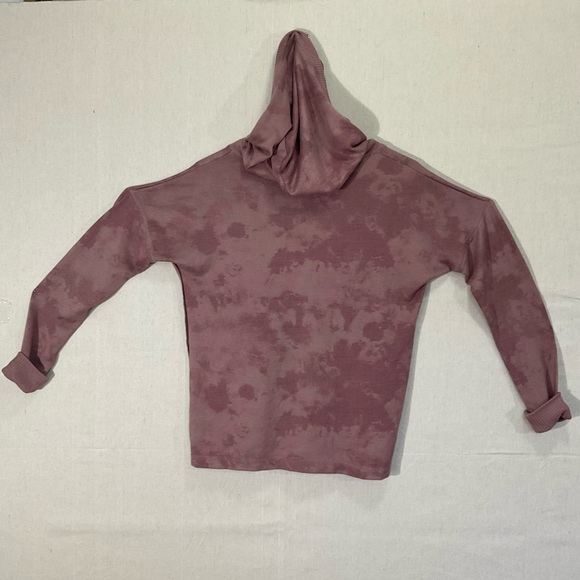 AEROPOSTALE Women’s sweater; medium , hooded, Rose colour.EXCELLENT CONDITION - Picture 6 of 11